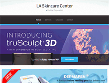 Tablet Screenshot of laskincarecenter.com